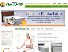 Tablet Screenshot of colchaokenkopatto.com.br